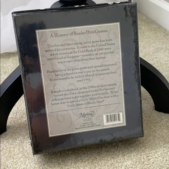 Bunko Game Set Girls Night Out Markings New - Picture 3 of 4